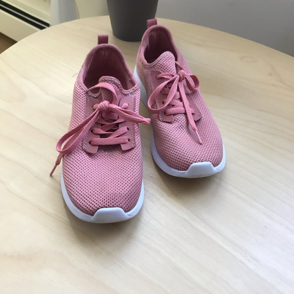 Pink sneakers